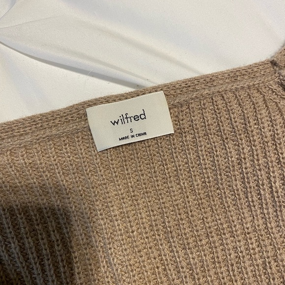ARITZIA | Wilfred Knit Beige Sweater - Picture 3 of 5